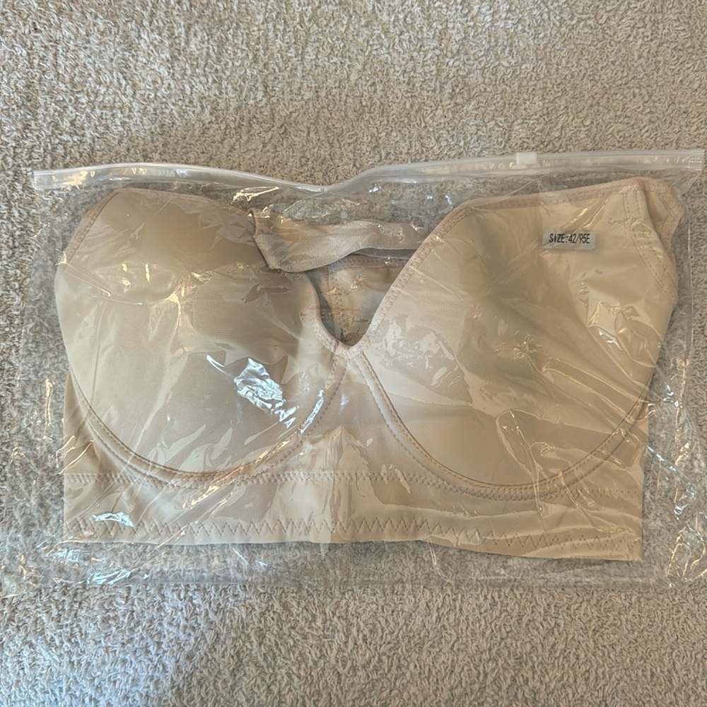 Tan push up bra